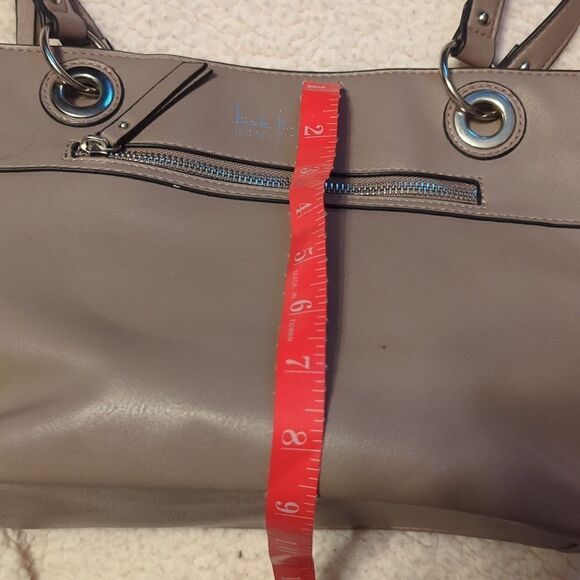 Nicole Miller Rafea design beautiful gray w silver accents designer - Picture 11 of 13